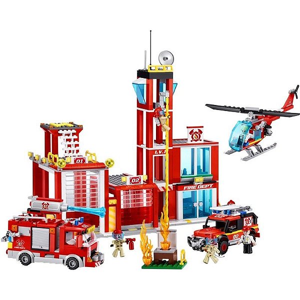 Aventura no Quartel dos Bombeiros Max Zuru - 83165 (976 peças)