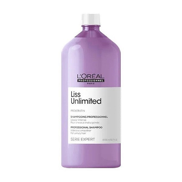 Shampoo L'Oréal Serie Expert Liss Unlimited Prokeratin - 1,5L