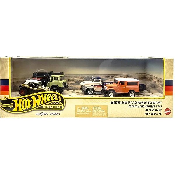 Carros Off-Road Diecast Conjunto Hot Wheels Premium Mattel - JHW42 ( 4 Unidades )