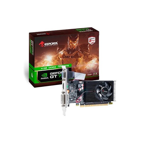 Placa de Vídeo Keepdata Gef GT730 4GB DDR3 128 Bits