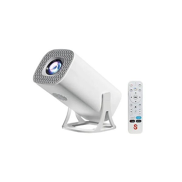 Projetor Smartfy PG02W Wi-Fi 2500 Lumens Branco