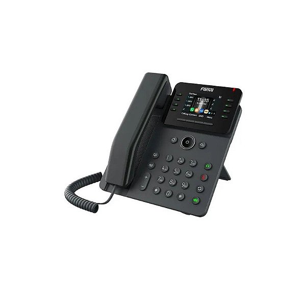 Telefone Fanvil V62G Prime IP HD Color 12 Linhas Empresarial