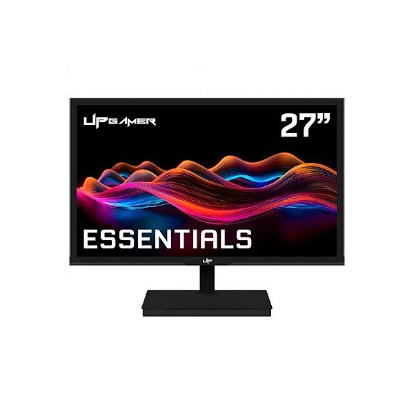 Monitor Gamer Up G Series Essentials, 27", Full HD, Tela Plana, 75Hz, 5ms, HDMI, VGA, UPG27VA75, Preto