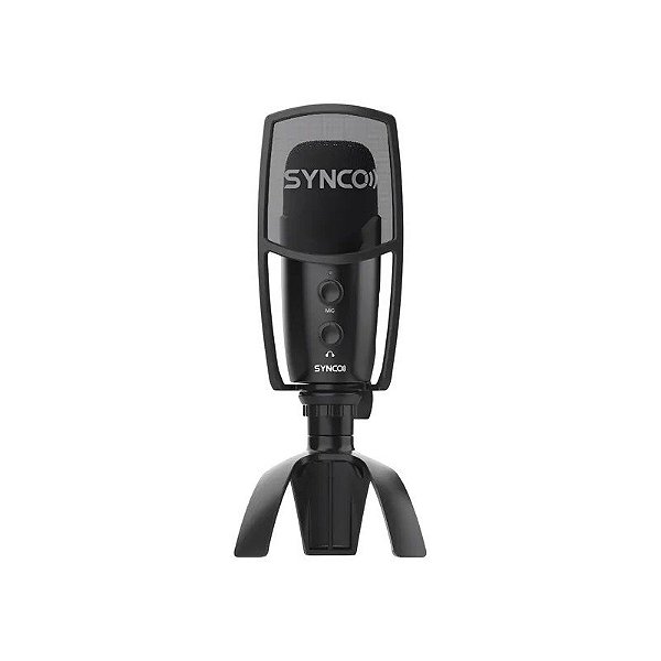 Microfone Condensador Synco CMIC-V2 USB Preto