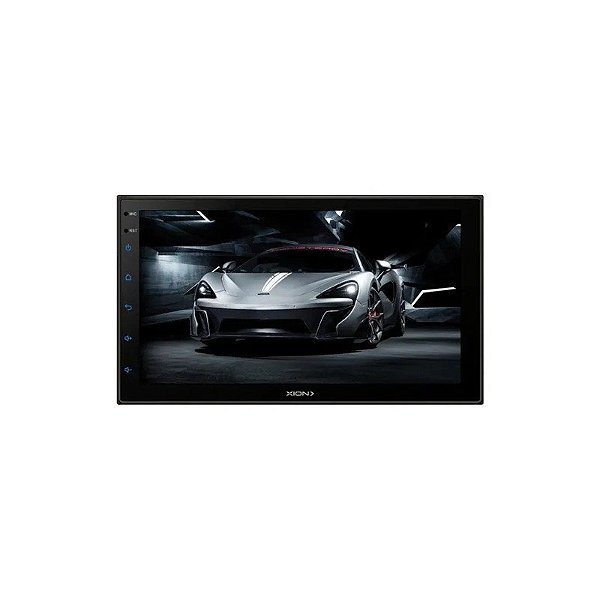 Central Multimídia Xion XI-DD70A 7" Bluetooth Wi-Fi - Preto