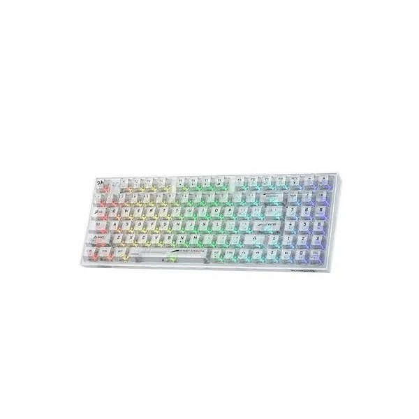 Teclado Gamer Redragon Irelia Pro K658CT-RGB-Pro Sem Fio Transparente