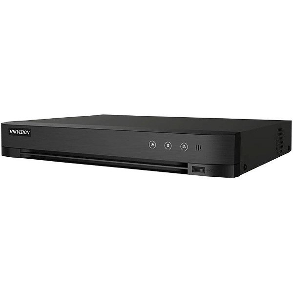 DVR Hikvision iDS-7204HQHI-M1/XT AcuSense Turbo HD Pro 4 Canais até 3K/5MP (caixa feia)