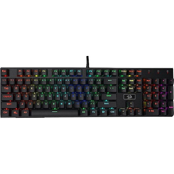 Teclado Mecânico Redragon K556RGB Devarajas Brown