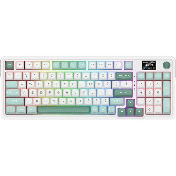 Teclado Gamer Mecânico Redragon Galatin Pro K719WG-RGB PRO BT 2.4GHz