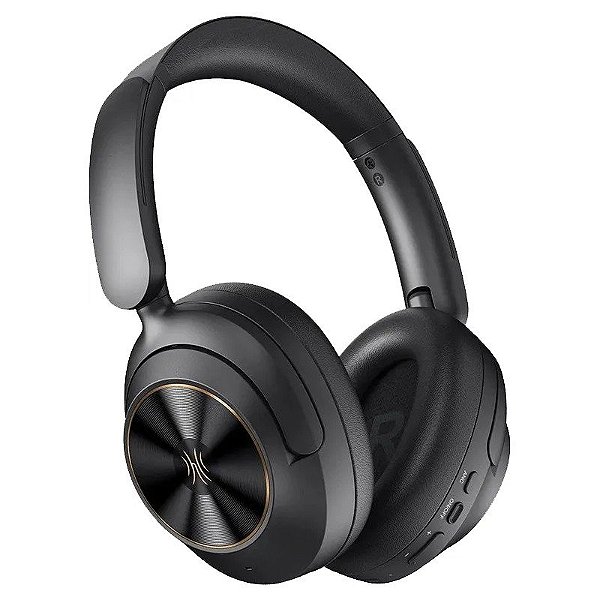 Fone de ouvido OneOdio Focus A6 Wireless Híbrido Preto