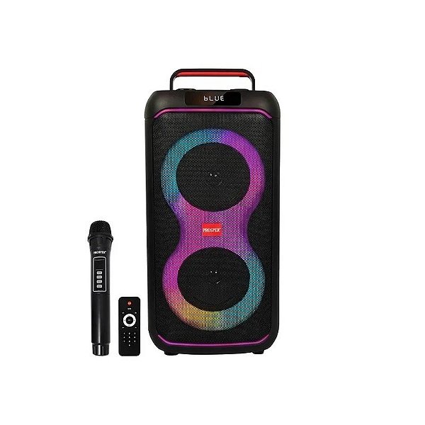 Caixa de Som Prosper P-1808 2 de 8" 40 Watts RMS com Bluetooth/USB/FM - Preta
