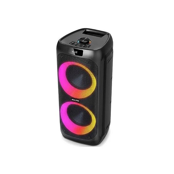 Caixa de Som Midi Pro MDP-5000 2 de 6,5" 50 Watts com Bluetooth/USB/FM - Preta