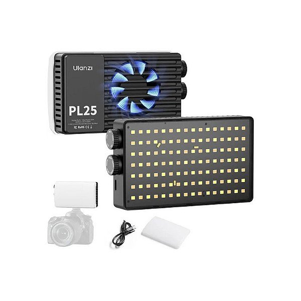 Painel de Luz LED Ulanzi PL25 ML156 - Preto