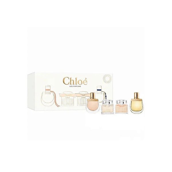 Kit Miniatura Perfume Chloe 4 Unidades Edp Femino - 5ML