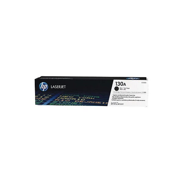 Cartucho de toner HP 130A Preto - CF350A