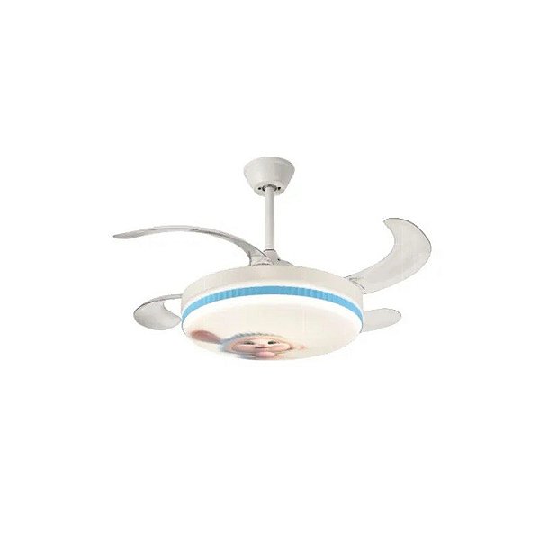 Ventilador de Teto Satellite A-FAN805 - 66W - com Luminária - Bivolt - Branco