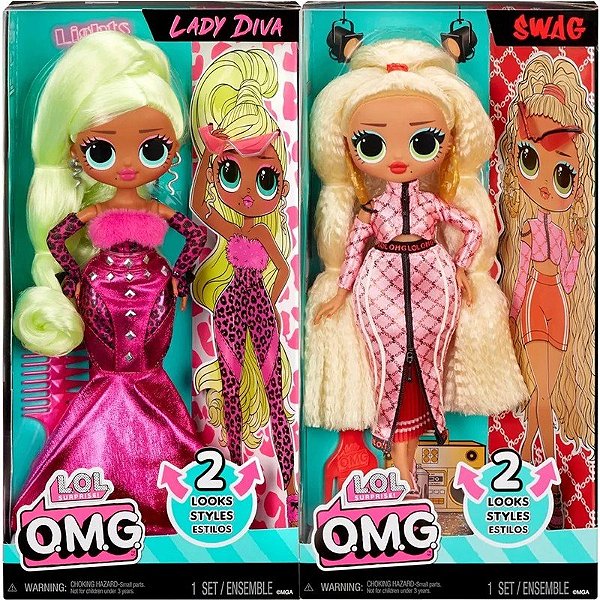 Combo L.O.L Surprise OMG Lady Diva + Swag - MGACOM56676