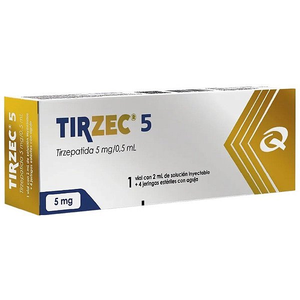 Caneta de Tirzepatida 5mg/0,5mL (4 Seringas pré-carregadas)