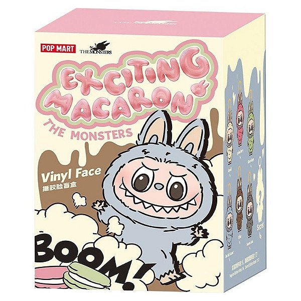 Brinquedos THE MONSTERS Macaron Empolgante Vinil Rosto Caixa Cega - Pop Mart