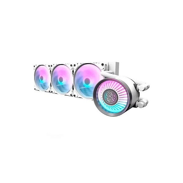 Cooler de Água para Processador Aigo Darkflash Nebula DN 360 Argb - Branco