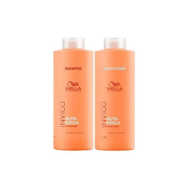 Kit Wella Nutri Enrich (Xampu + Condicionador) 1L