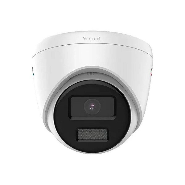 Câmera de Vigilância Turret Hikvision ColorVu DS-2CD1347G2-L 4MP HD - Branco/Preto