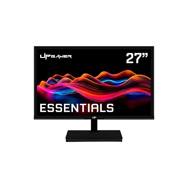 Monitor Gamer Up Série G Essentials UPG27VA75 27 Polegadas Full HD 75Hz HDMI VGA - Preto