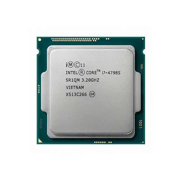 Processador Intel 1150 i7 4790 3.6 GHZ sem Cooler sem Ventoinha sem Gráfico Integrado i7-4790