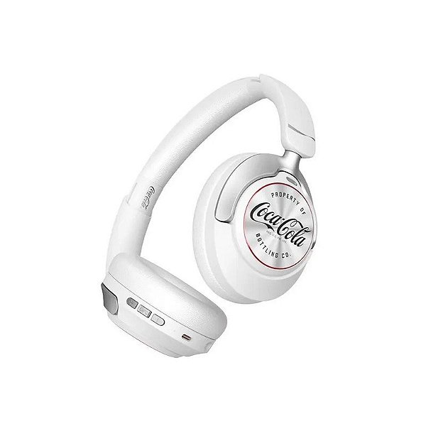 Fone de Ouvido Bluetooth Coca Cola T07 - Branco
