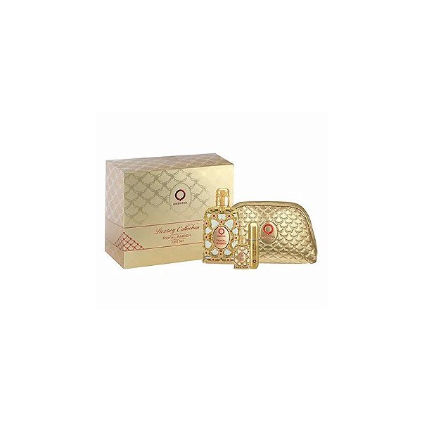Presente Orientica Conjunto Luxo Royal Amber 80ml (3 Peças)