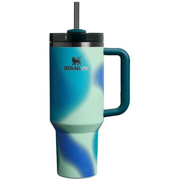 Garrafa Térmica Stanley Quencher H2.0 Tumbler 10-10825-504 (1.18L) Coastal Teal Motion