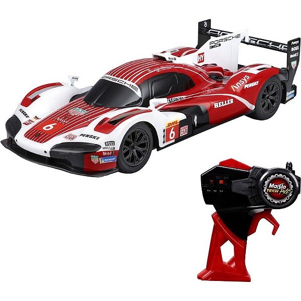 Carro a Controle Remoto 2.4GHz Porsche 963 Tech R/C Maisto - 82532