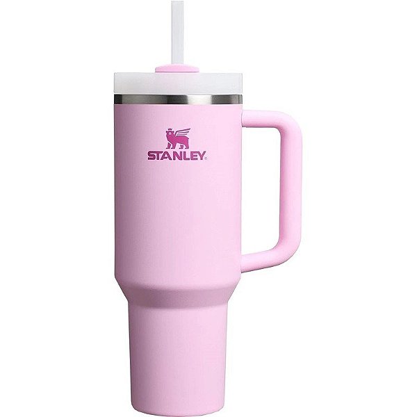 Garrafa Térmica Stanley Quencher H2.0 Tumbler 10-10825-531 (1,18L) Flor de Cerejeira