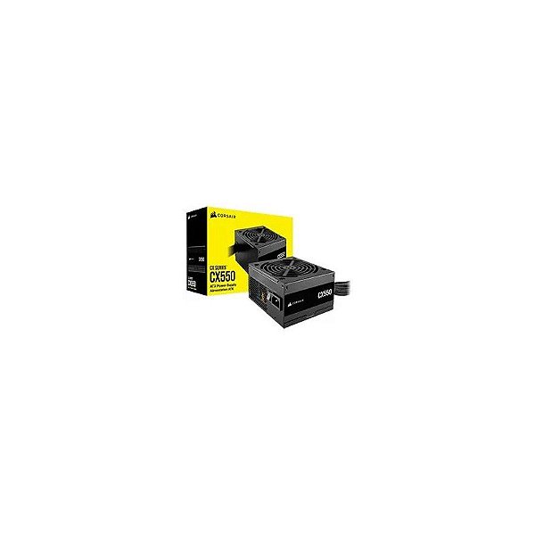 Fonte de Alimentação Corsair CX550 550W ATX / Não Modular / 80 Plus Bronze - CP-9020277-Na