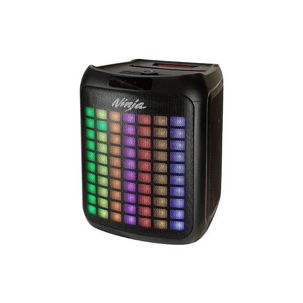 Caixa de Som Ninja NJ-58 - 50W - Bluetooth - com Microfone - 20,32 cm (8 pol) - Preta