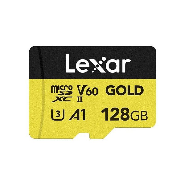 Cartão de Memória MicroSD Lexar Professional Gold 280 MB/s-100 MB/s C10 128 GB (LMSGOLD128G-BNNNG)