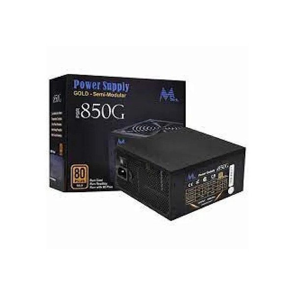 Fonte 850W Mtek PSR850 Gold 80 Plus