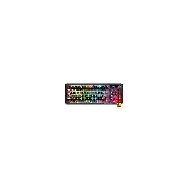 Teclado Gamer Mecânico Redragon K719AK-RGB-Pro Artemis Pro Wireless / RGB / Inglês - Preto
