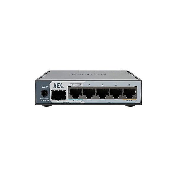 Roteador Mikrotik Routerboard E60IUGS Hex s 950MHZ 512MB L4