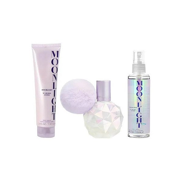 Kit Perfume Ariana Grande Moonlight Eau de Parfum - Feminino 3 Peças