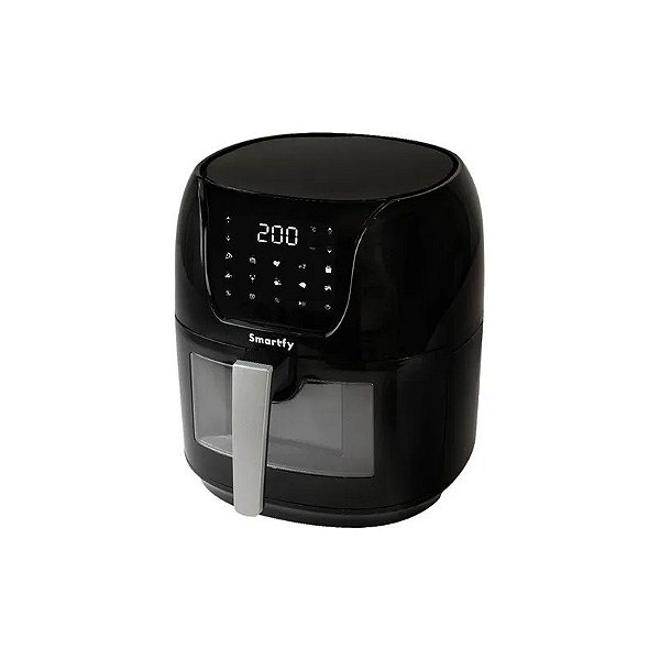 Fritadeira Elétrica Air Fryer Smartfy AF06B - 1800W - 7.4L - 220V 50/60HZ - Preto