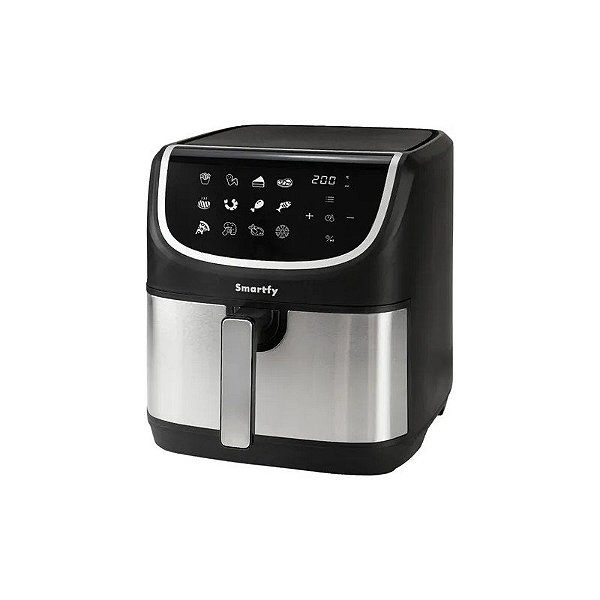 Fritadeira Elétrica Air Fryer Smartfy AF05B - 1800W - 8L - 110V/60HZ - Preto