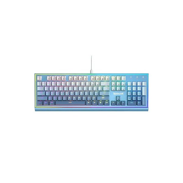 Teclado Gamer Redragon K654GWB-RGB Bluesiren USB Azul