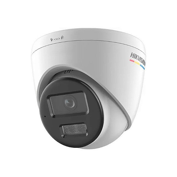 Câmera de Vigilância Turret Hikvision DS-2CD1347G2H-Liu Colorvu Smart Hybrid Light 4MP - Branco/Preto