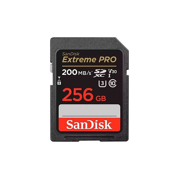 Cartão de Memória Sandisk Extreme Pro SDSDXXD-256G-GN4IN - 256GB - SD - 200MB/s