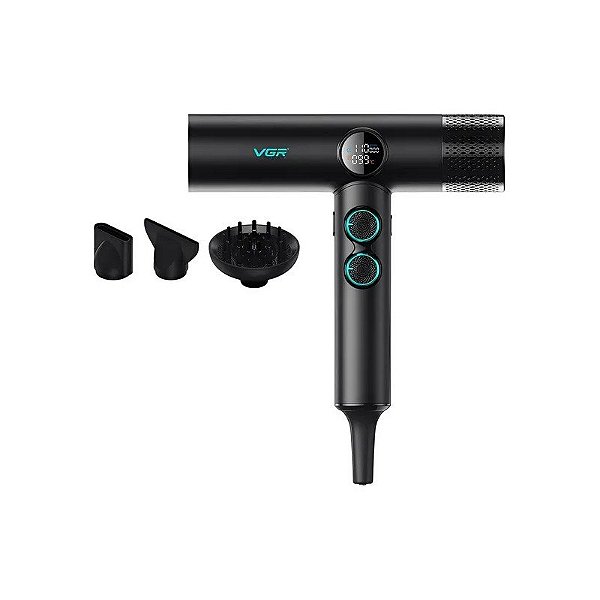 Secador de Cabelo VGR V-401 Profissional 1200 W 220V - Preto