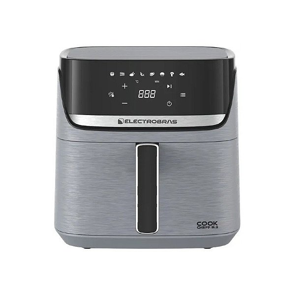 Fritadeira Elétrica Electrobas Cook Cheff 8.3 EBAF-83 2000 Watts 8.3 Litros 220 - 240V ~ 50/60Hz - Cinza/Preta