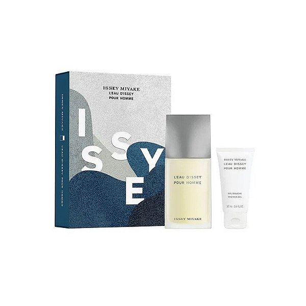 Kit Perfume Issey Miyake L'Eau D'Issey Pour Homme + Gel de Banho Edt Masculino - 75ML/50ML