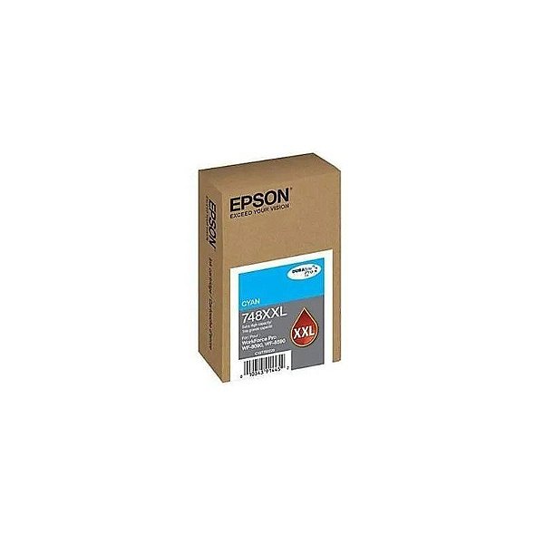 Tinta Epson 748XXL220 Ciano WF-6090 WF-6590