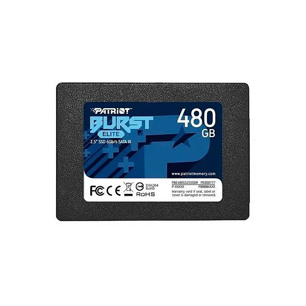 SSD 2,5" 480GB Patriot PBE480GS25SSDR 450/320 MB/s